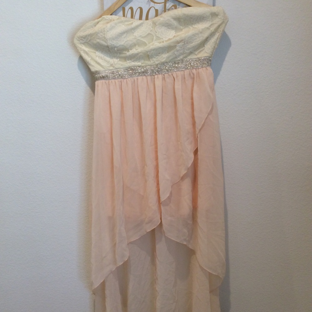 Bridal shower high low dress